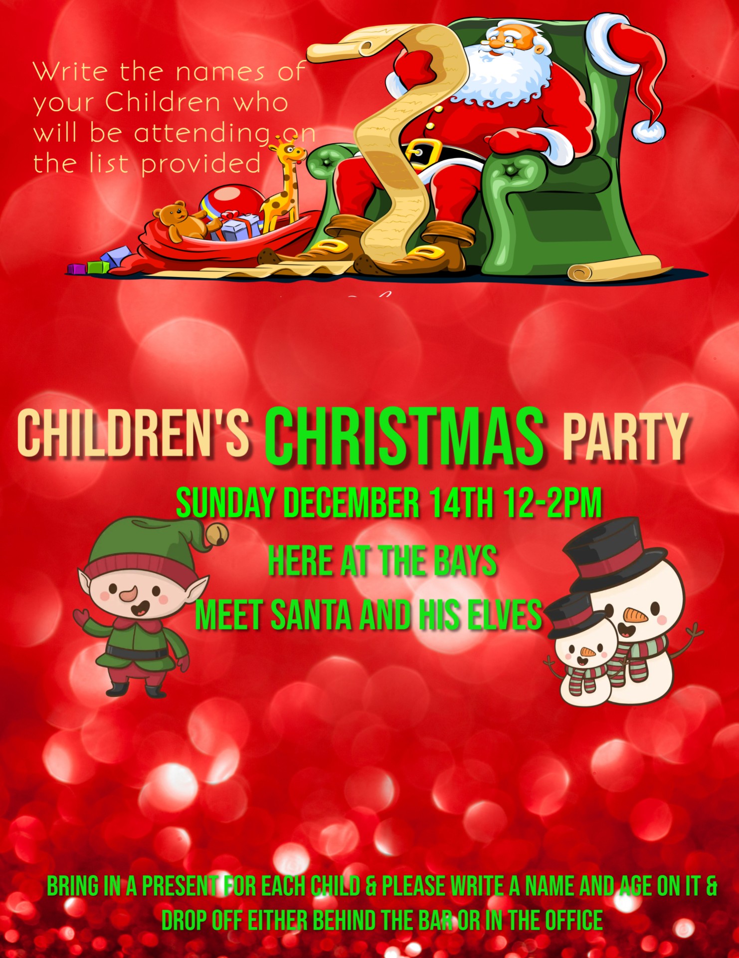 Childrens Xmas party