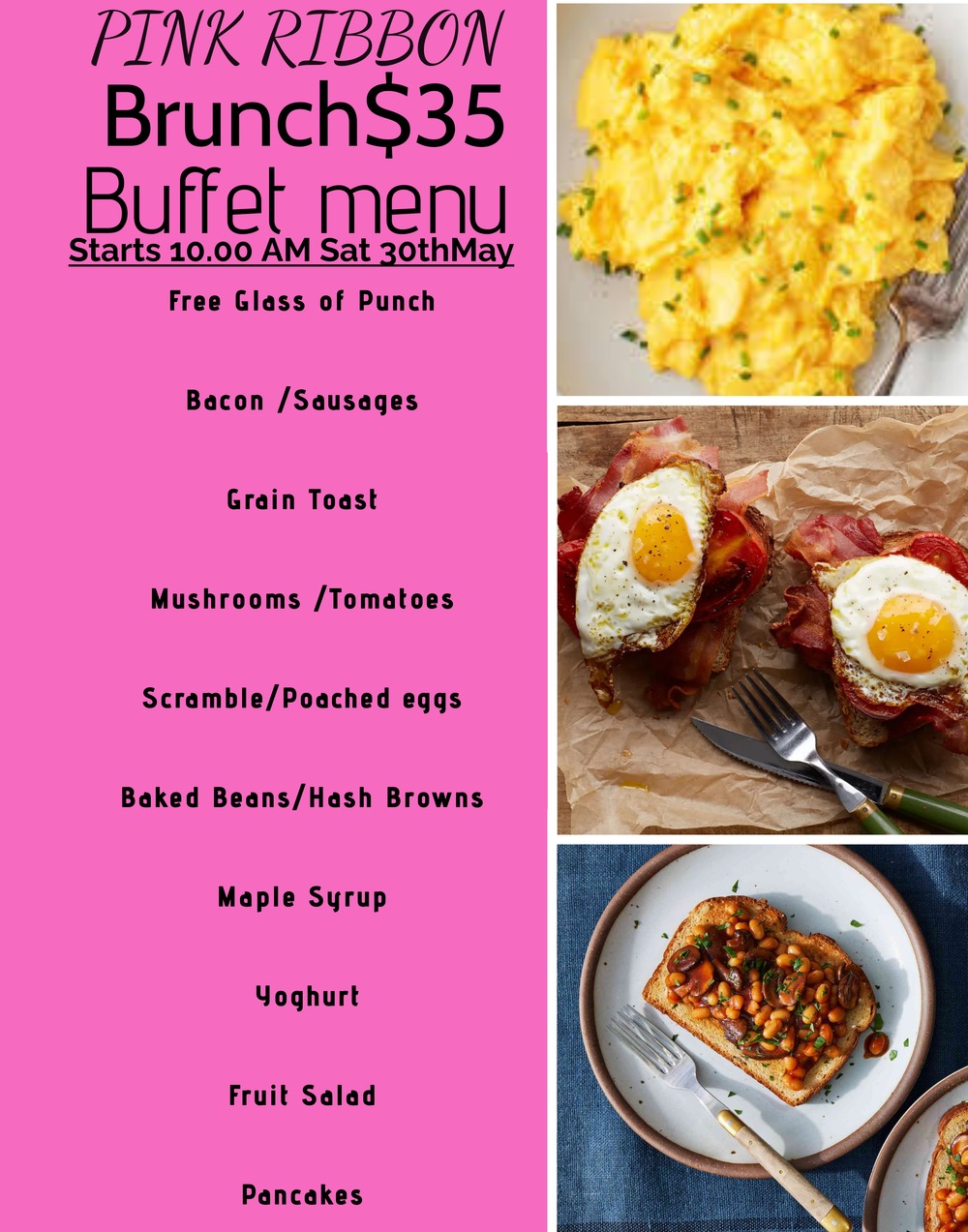 Pink Ribbon Breakfast