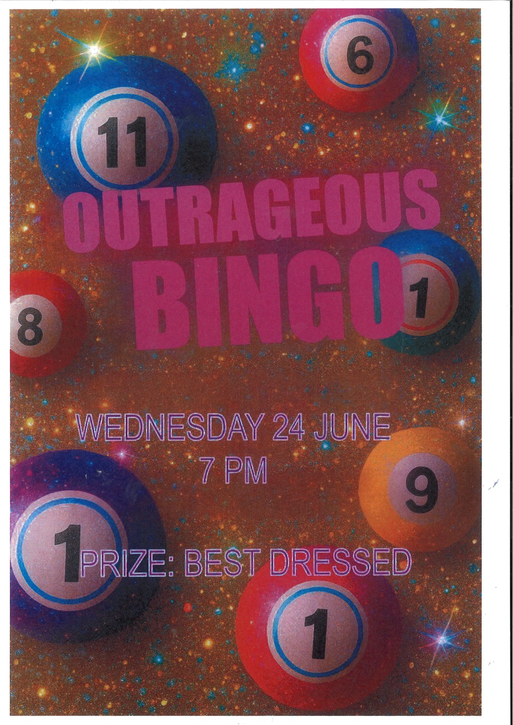 Outrageous Bingo